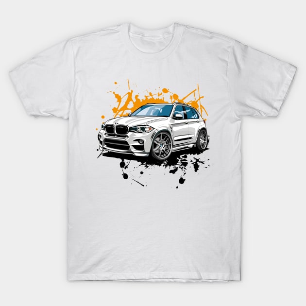SUV Vehicles in Graffiti Cartoon Style T-Shirt by irfankokabi